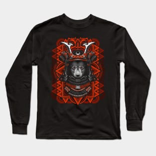 Samurai Bear Long Sleeve T-Shirt